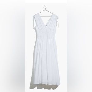 Madewell White Midi Dress